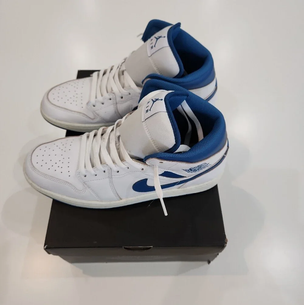 Jordan 1 Mid SE Industrial Blue Mens Size 12